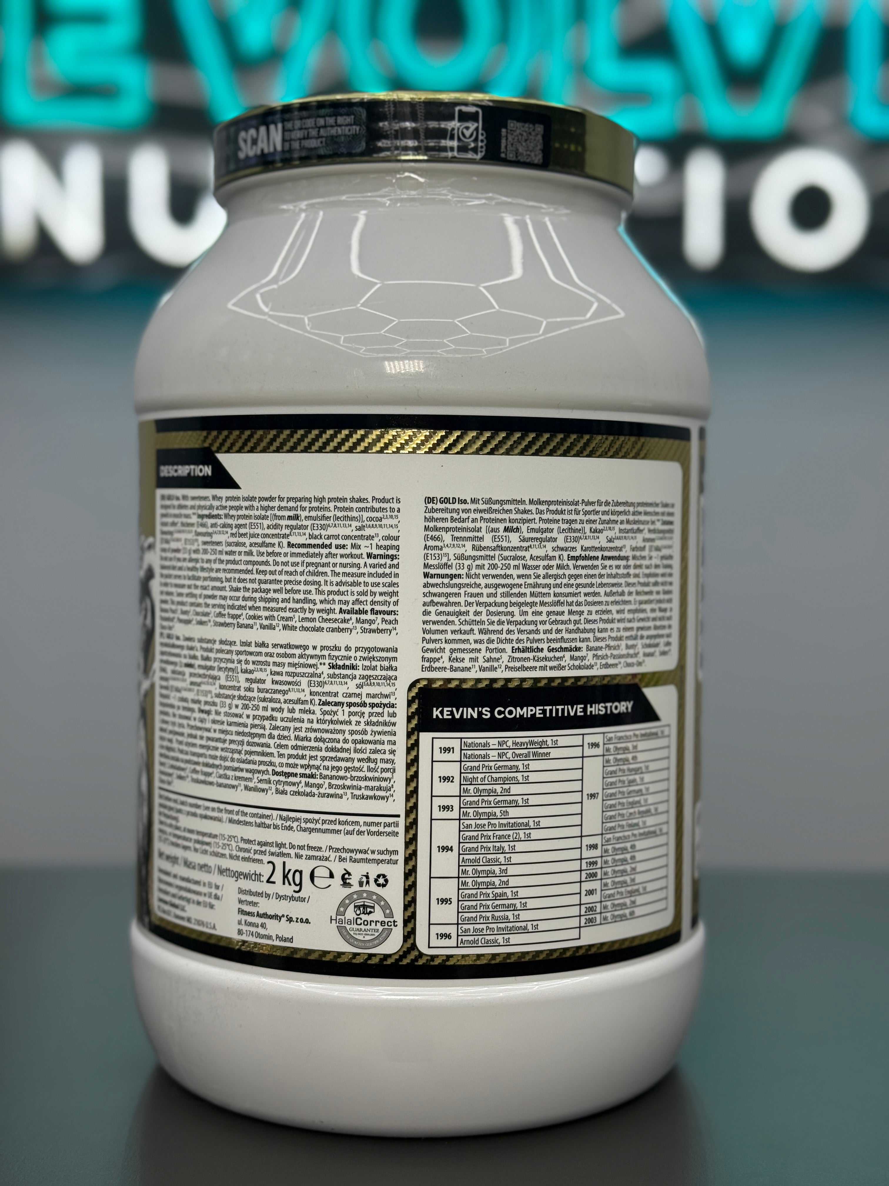 Kevin Levrone Gold ISO Whey