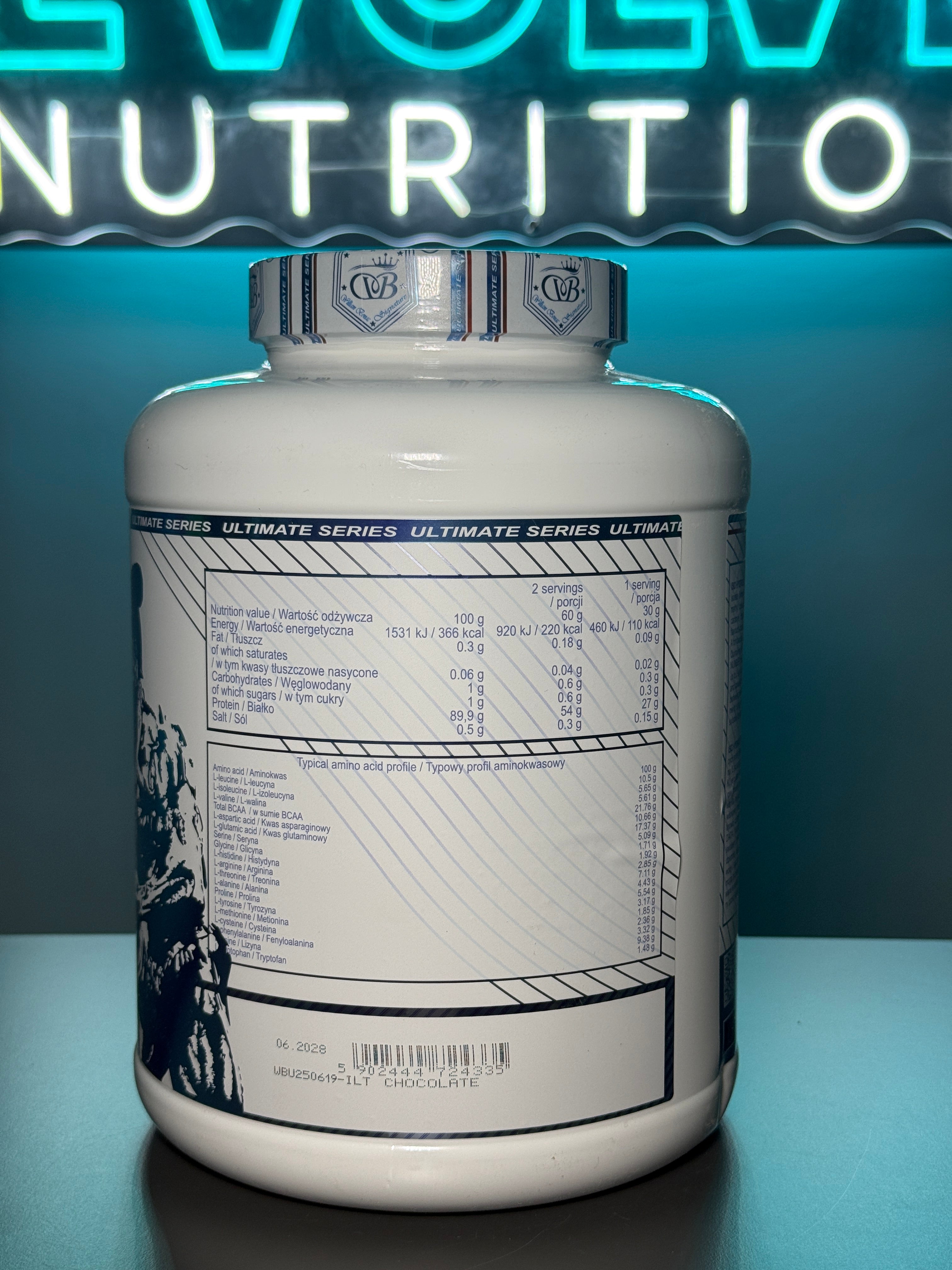 William Bonac Ultimate Series Hydro ISO Zero Whey