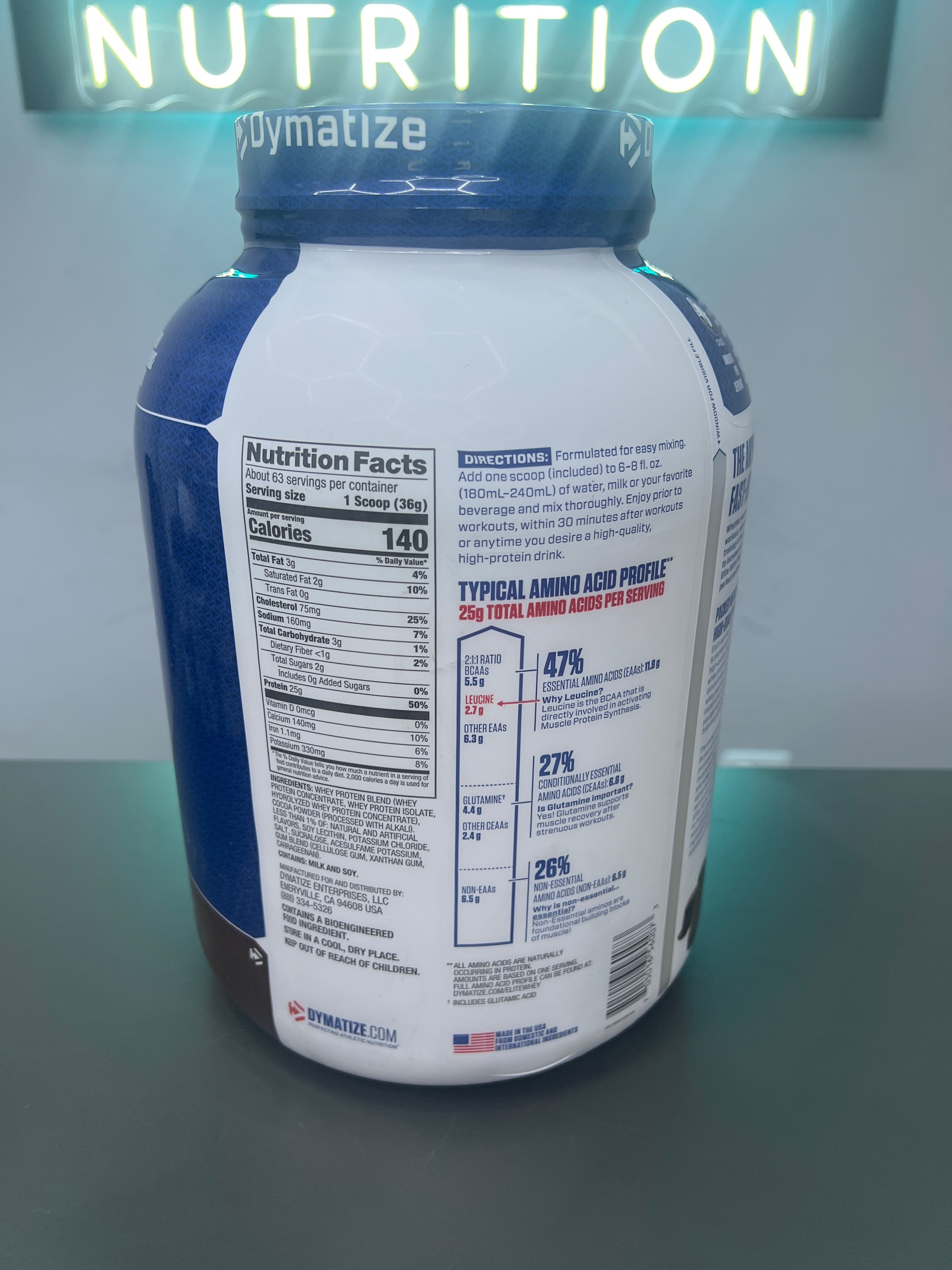 DYMATIZE ELITE 100% WHEY