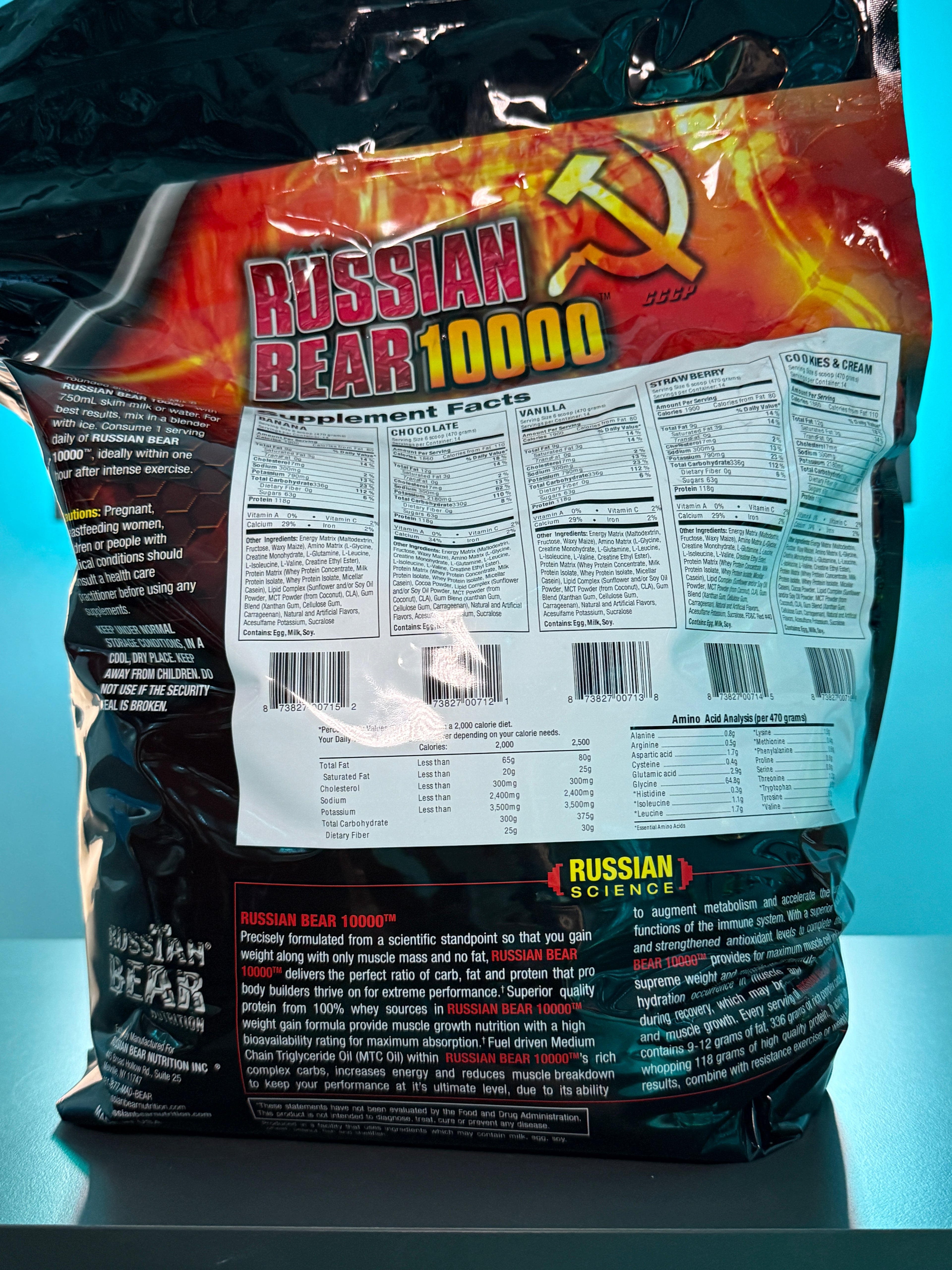 Russian Bear 10000 Weight Gainer