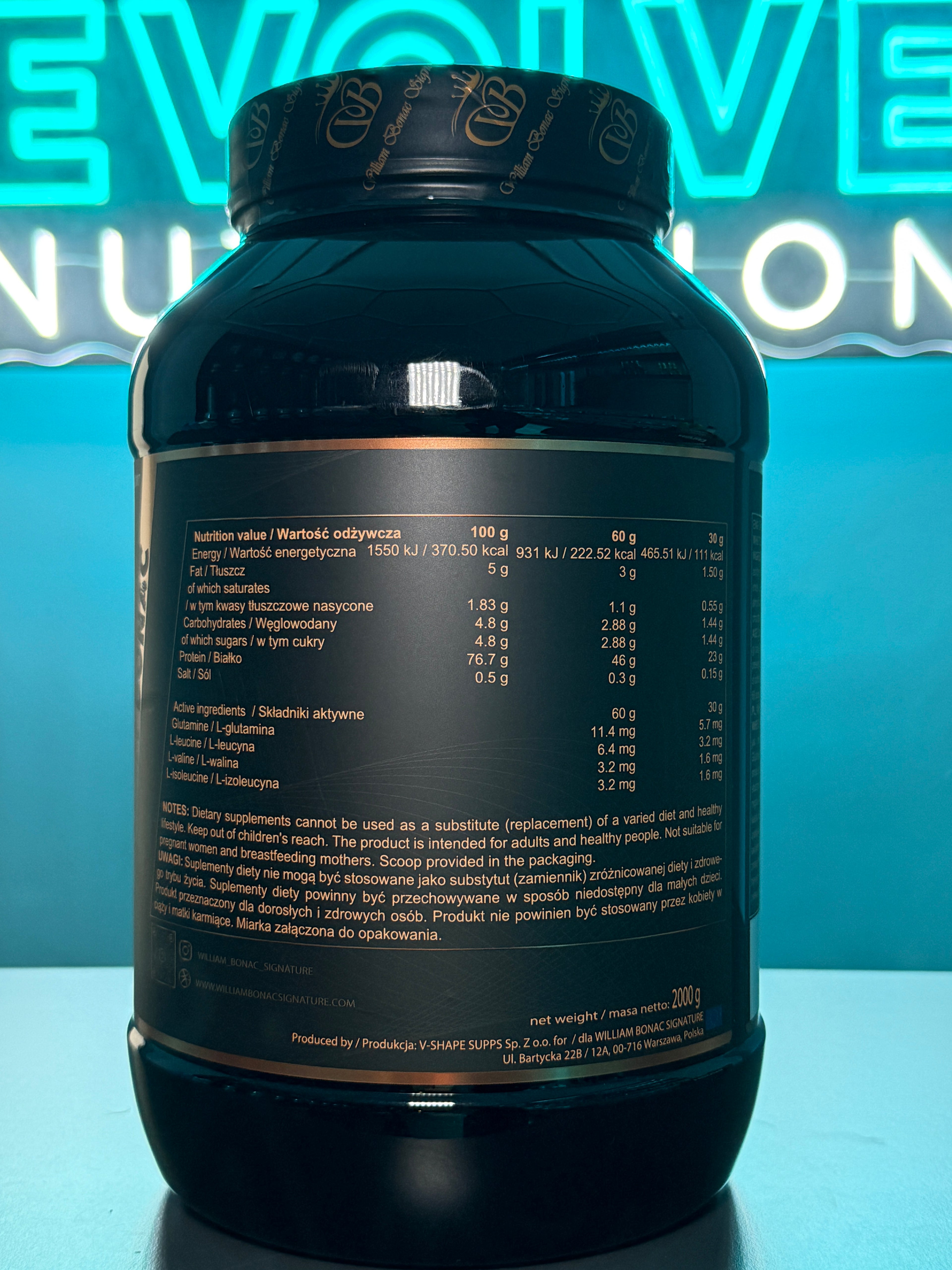 William Bonac Signature Whey Legend