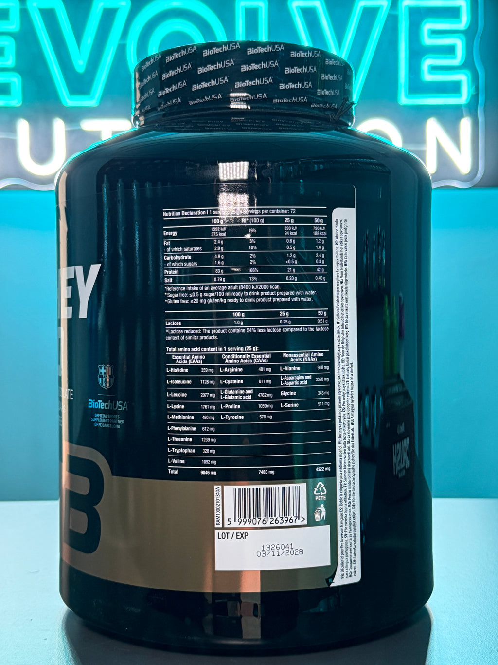 BioTechUSA Iso Whey Zero Lactose Free