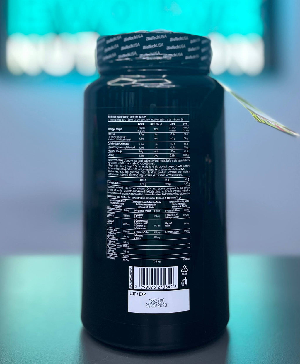 BioTechUSA Iso Whey Zero Lactose Free